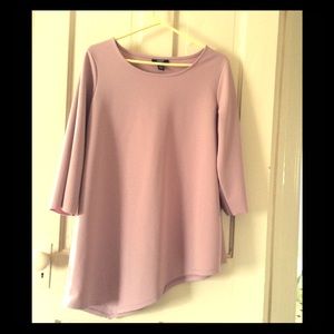 Long, 3/4 Sleeve Pink Top